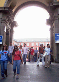 Arch to Plaza Mayor - Madrid